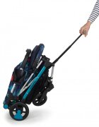COSATTO Carucior pentru copii Woosh 3 D is for Dino BB cu suspensii cadru din aluminiu sistem troller suport pahar greutate admisa 25 kg