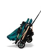 COSATTO Carucior pentru copii Woosh 4 Midnight Jungle 0-25 kg Sistem Troller Material Ecologic Suport pahar Husa de ploaie