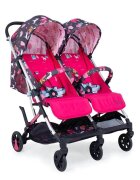 COSATTO Carucior pentru gemeni Woosh Double Unicorn Land 0-22 kg cu husa de ploaie