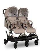 COSATTO Carucior pentru gemeni Yo Double Lollop 0-22 kg cu husa de ploaie