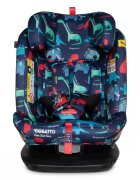 COSATTO Scaun auto Get Set Gro D Is For Dino I-Size Rotativ 360 Spatar si Tetiera reglabile Husa detasabila Isofix TopTether 40-150 cm