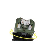 COSATTO Scaun auto Get Set Gro Hoglet I-Size Rotativ 360 Spatar si Tetiera reglabile Husa detasabila Isofix TopTether 40-150 cm