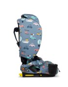 COSATTO Scaun auto pentru copii i-Size 76-150 cm On The Go Itchy Feet Sky cu sistem Isofix si Top-Tether pliere compacta geanta de transport
