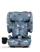COSATTO Scaun auto pentru copii i-Size 76-150 cm On The Go Itchy Feet Sky cu sistem Isofix si Top-Tether pliere compacta geanta de transport