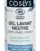Coslys Gel de dus Bio ten maini corp si par pentru toata familia fara parfum 100 ml
