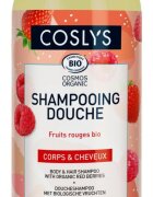 Coslys Gel de dus si sampon Bio cu fructe de padure 1 litru