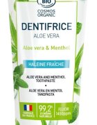Coslys Pasta de dinti Bio eliminarea placii bacteriene cu aloe vera si mentol 100g