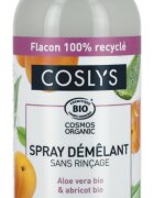 Coslys Spray styling Bio descalcire fara clatire pentru toata familia cu aloe vera si caise 200 ml