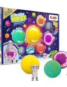 Craze Set 5 bile de baie Inkee Sistemul Solar si 3 surprize