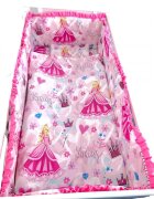 Croitoria Noastra Lenjerie patut cu 5 piese Princess 140x70 cm
