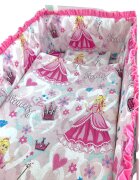 Croitoria Noastra Lenjerie patut cu 5 piese Princess 140x70 cm