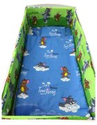 Croitoria Noastra Lenjerie patut cu 5 piese Tomjerry 140x70 cm