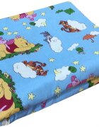 Croitoria Noastra Lenjerie patut cu 5 piese Winnie The Pooh albastru 120x60 cm