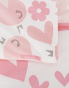 CuddleCo Set de pat 2 piese pentru bebelusi Comfi-Dreams Lovebirds