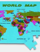 CWR Covoras puzzle de joaca din spuma 54 piese 60x90 cm