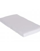Danpol Cearsaf din bumbac cu elastic pe contur 120x60 cm Alb