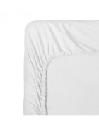 Danpol Cearsaf din bumbac cu elastic pe contur 120x60 cm Alb