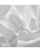 Danpol Cearsaf din bumbac cu elastic pe contur 120x60 cm Alb