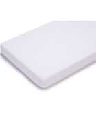 Danpol Cearsaf din bumbac cu elastic pe contur 120x60 cm Alb