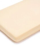 Danpol Cearsaf din bumbac jersey cu elastic pe contur 120x60x15 cm Vanila