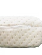 Danpol Perna din spuma T18 antiregurgitare pentru bebelusi plan inclinat husa detasabila Silver efect antimicrobian superior 60x36 cm