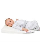 Danpol Perna memory foam antiregurgitare pentru bebelusi plan inclinat husa matlasata cu Aloe Vera 40x38 cm