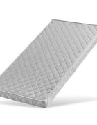 Danpol Saltea pentru bebe cocos spuma cocos cu husa detasabila bumbac 127x63x11 cm