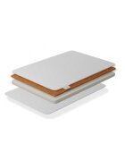 Danpol Saltea pentru bebe cocos spuma cu husa detasabila bumbac 127x63x11 cm