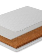 Danpol Saltea pentru bebe din cocos si latex cu husa detasabila 140x70x9 cm