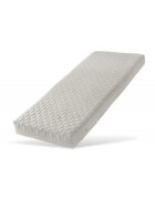 Danpol Saltea pentru copii cocos 6 cm latex 3 cm cu husa detasabila bumbac cashmere 127x63x10 cm