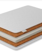 Danpol Saltea pentru copii cocos-spuma T18-cocos cu husa detasabila bumbac 110x50x10 cm
