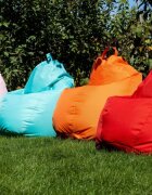 Decoriciu Fotoliu puf Bean bag red XXL cu husa interioara