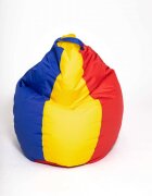 Decoriciu Fotoliu puf Bean bag tricolor fara husa interioara