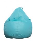 Decoriciu Fotoliu puf Bean bag turcoaz XL cu husa interioara
