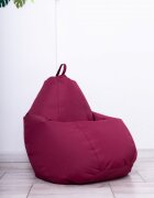 Decoriciu Fotoliu puf Bean bag visiniu XL cu husa interioara