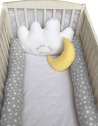 DESEDA Aparatori laterale tip rulou 140x70 Somn Usor Puisor gri