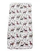 DESEDA Cearsaf cu elastic roata 140x70 cm Renii lui Mos Craciun