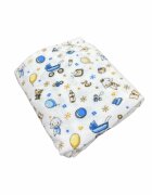 DESEDA Cearsaf din finet cu elastic roata pat 120x60 cm