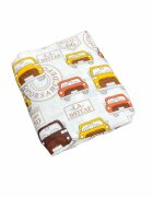 DESEDA Cearsaf din finet cu elastic roata pat 120x60 cm