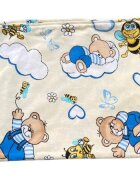 DESEDA Cearsaf din finet cu elastic roata pat 120x60 cm