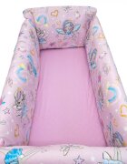DESEDA Lenjerie de pat Maxi Zane pe roz 140x70 cm