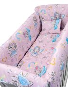 DESEDA Lenjerie de pat Maxi Zane pe roz 140x70 cm