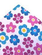 DESEDA Paturica dubla de vara bebelusi DeLuxe 98x78 cm Floricele
