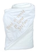 DESEDA Prosop alb pentru bebelusi Personalizat cu capison 80x80 cm