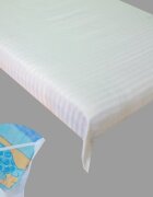 DESEDA Set 2 cearsafuri din damasc cu elastic pe colt pt 140x70 cm