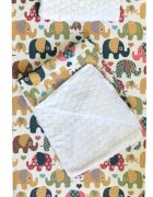 DESEDA Set 3 piese de iarna paturica cu cearsaf si pernuta 120x60 cm