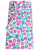 DESEDA Set 3 piese paturica cu cearsaf si pernuta 120x60 cm Floricele