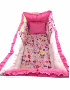 DESEDA Set 6 aparatori protectii laterale patut 120x60 cm Castelul Printesei