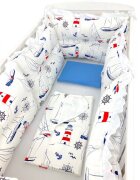 DESEDA Set 6 aparatori protectii laterale patut 120x60 cm Farul