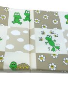 DESEDA Set aparatori laterale cu imprimeuri pt patut de 120x60 cm inaltime 30 cm